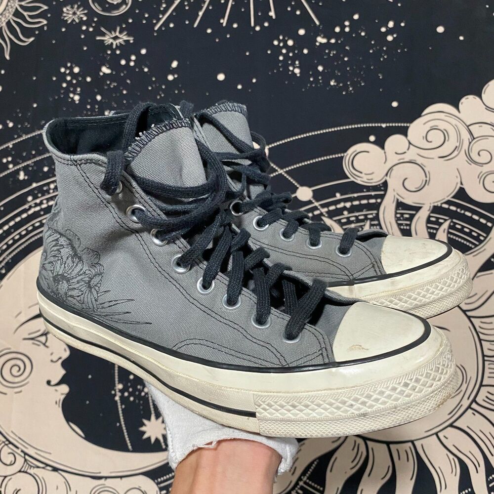 Converse CTAS 70 165504C Athletic Sneaker Unisex M7/W9 Gray Canvas Skateboarding